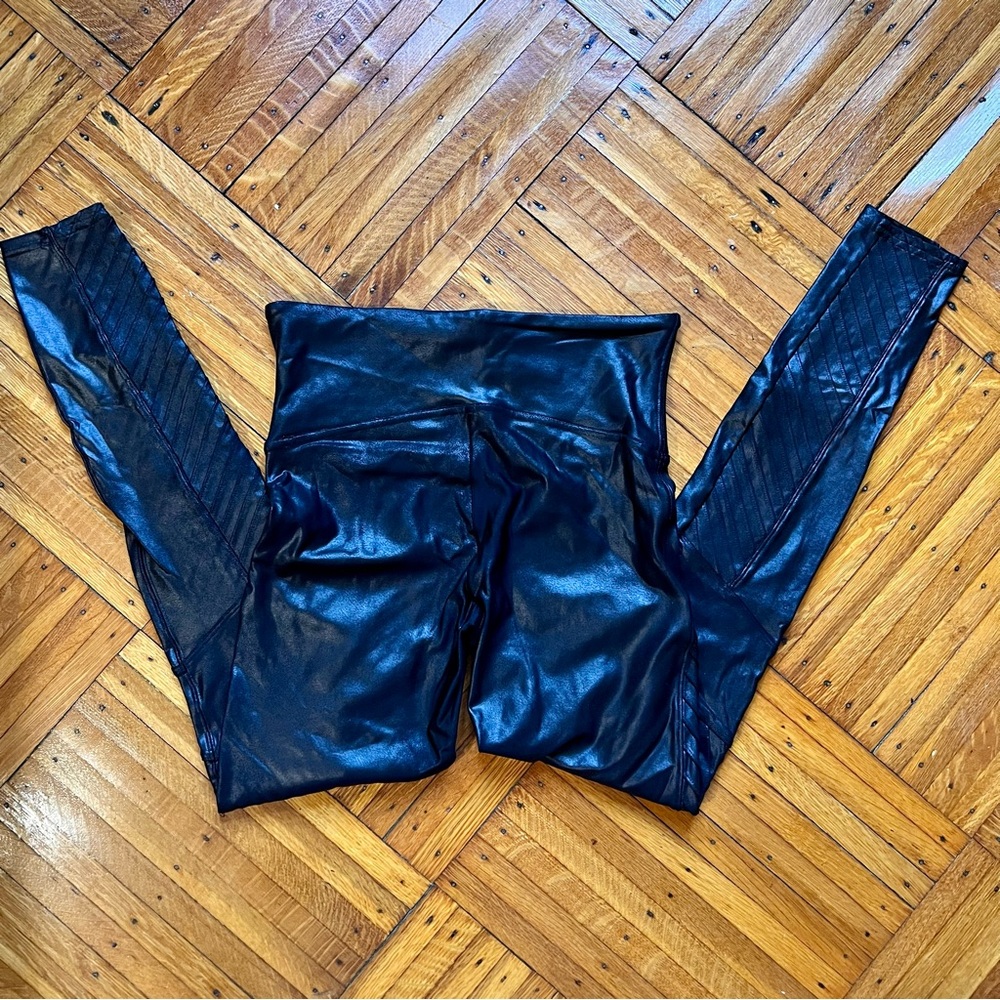 SPANX Moto Faux Leather Leggings - Picture 5 of 6